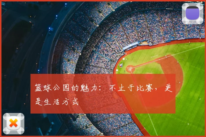 篮球公园的魅力:不止于比赛,更是生活方式